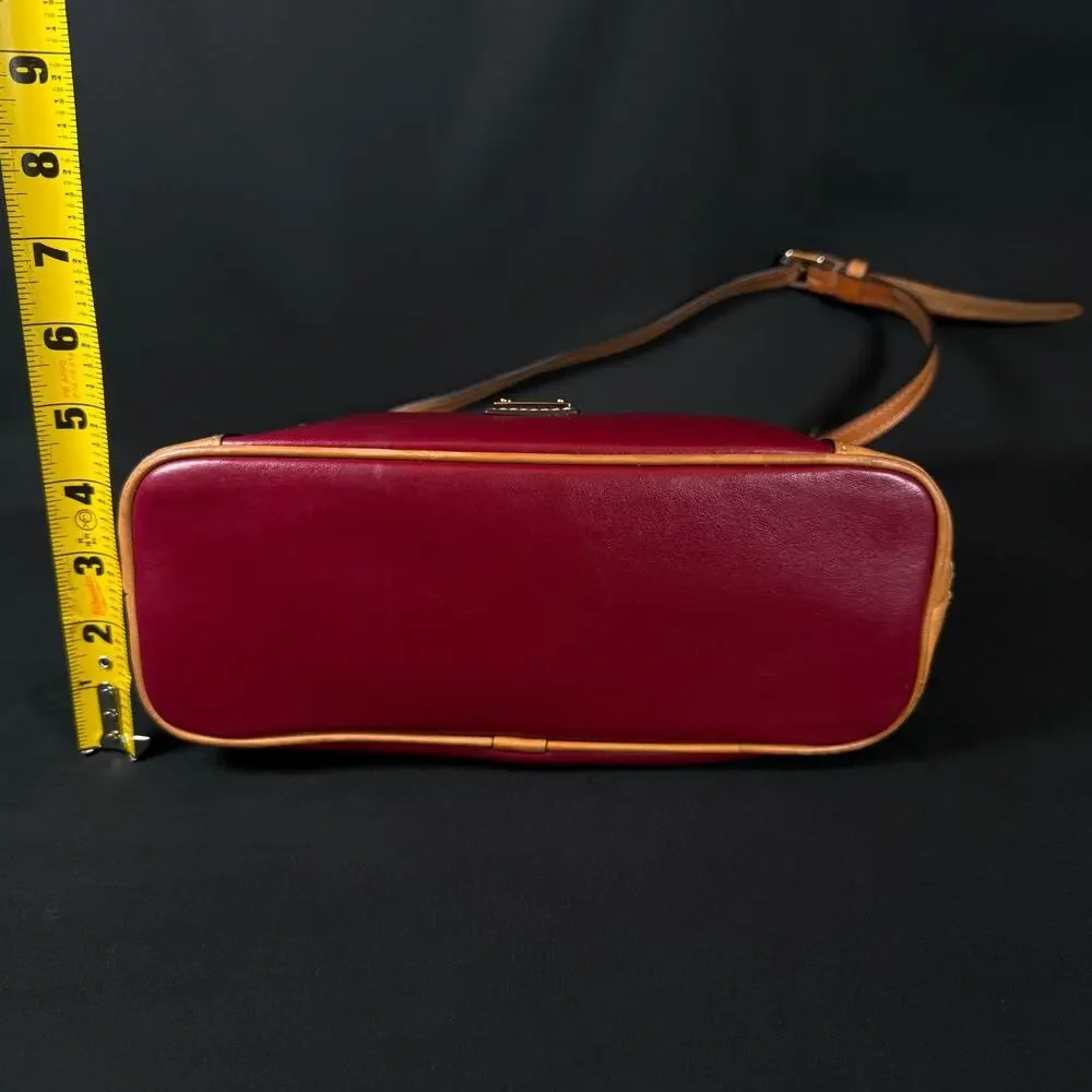 Dooney & Bourke Wexford Smooth Leather Crossbody Color Mulberry